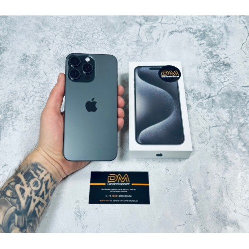 iPhone 15 Pro Max 1Tb Black Titanium Б/У